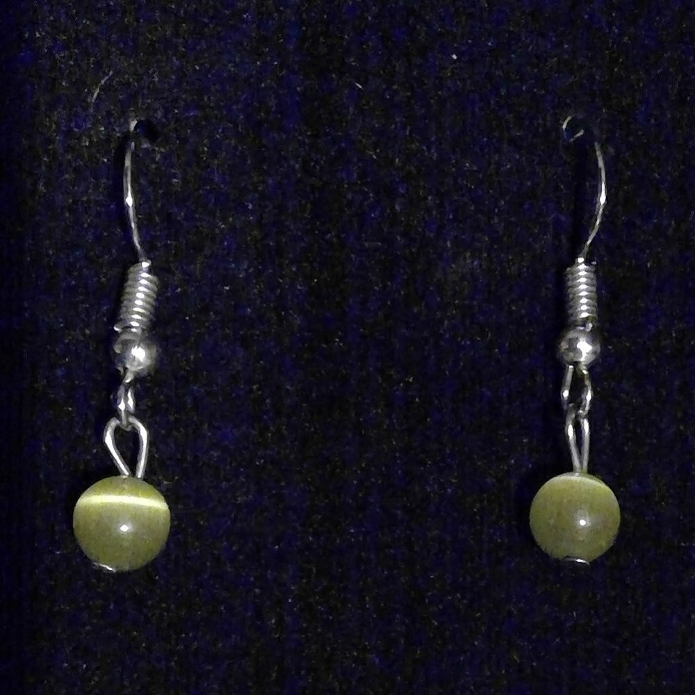 drop bead earrings
